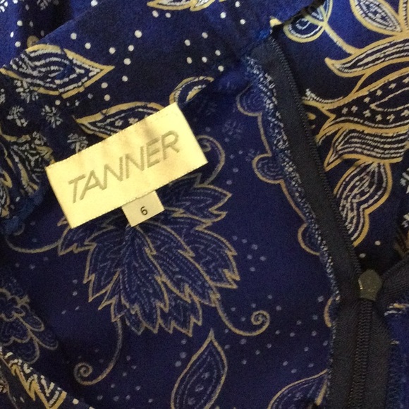 6 Tanner boho royal blue print pants - Picture 16 of 16